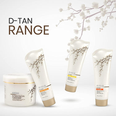 Ozone D Tan Extension Range Combo (Face Wash + Face Pack Cream + Face Scrub) - For Sun Tan Removal - 300 G